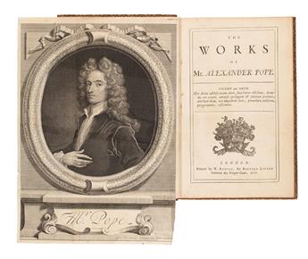 POPE, ALEXANDER.  The Works. Vol. 1 (of 4). 1717